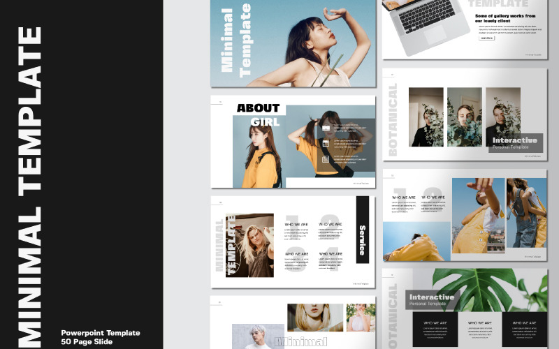 Minimal Presentation Google Slides