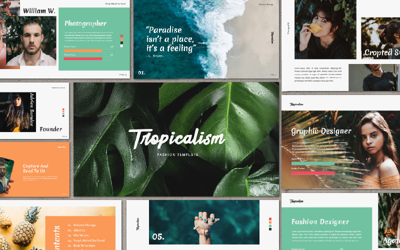 Presentazione TROPICALISMO - Modello di Keynote