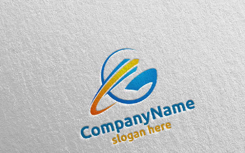 Download Шаблон логотипа "Global Modern Technology Design 4 Logo Template" / Global Modern Technology Design 4 Logo Template - Шаблон логотипа на тему графика transport communication connect connection internet web technology modern network vector logo globe earth world global media social planet icon sphere
