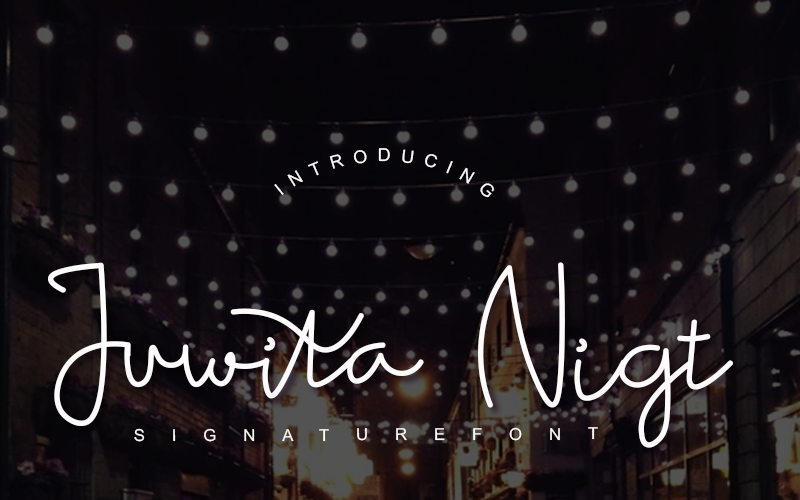 Juwita Night-lettertype