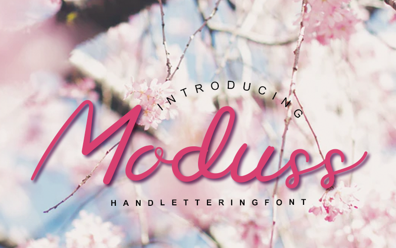 Download Шрифт "Moduss Font" / Moduss Font - Шрифт на тему графика 