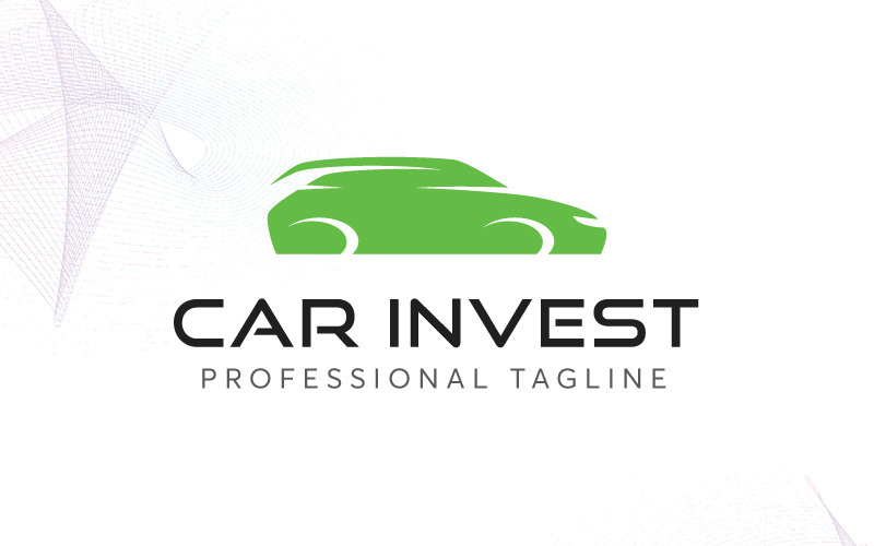 Auto investeren Logo sjabloon