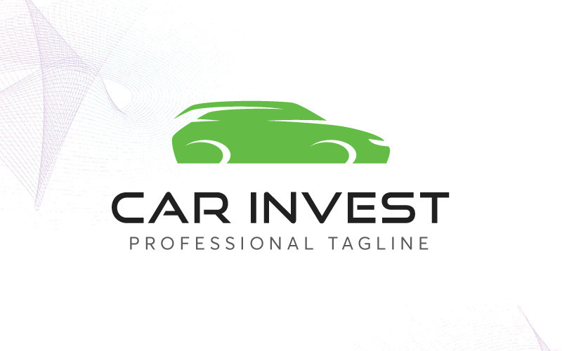 Download Шаблон логотипа "Car Invest Logo Template" / Car Invest Logo Template - Шаблон логотипа на тему графика bank business buy car clean corporate creative elegant fund income industrial industry invest investment loan logo template mobile money professional