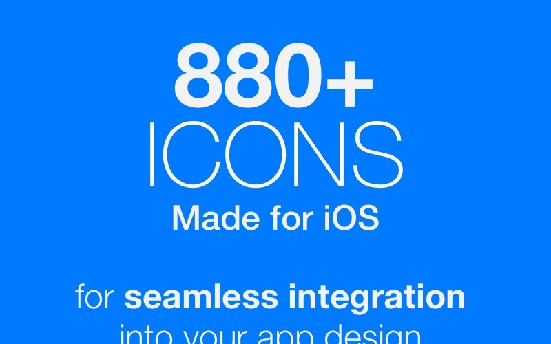 880 iOS-hoz készített ikon