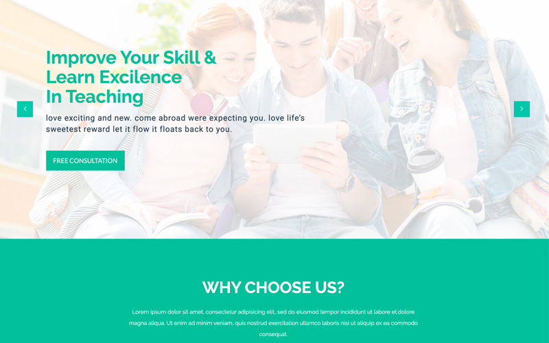 LMS Education - HTML5-Website-Vorlage