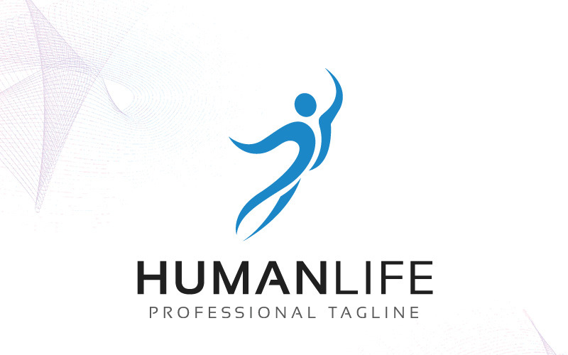 Modelo de logotipo HumanLife