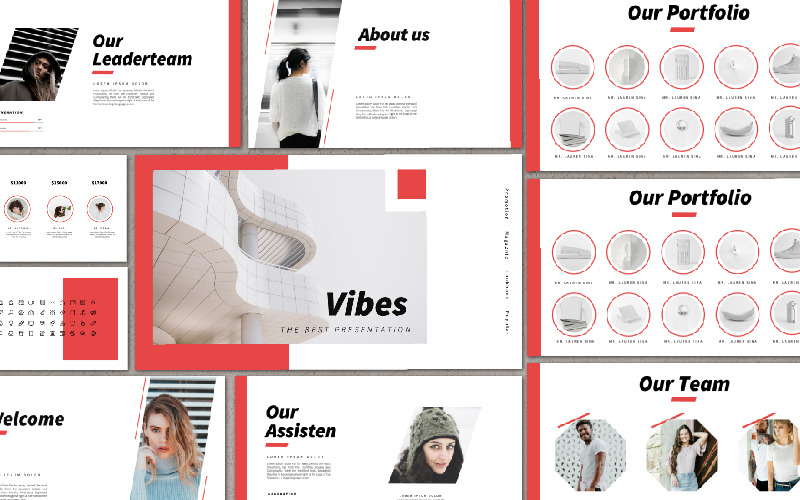 Vibes Presentation PowerPoint template