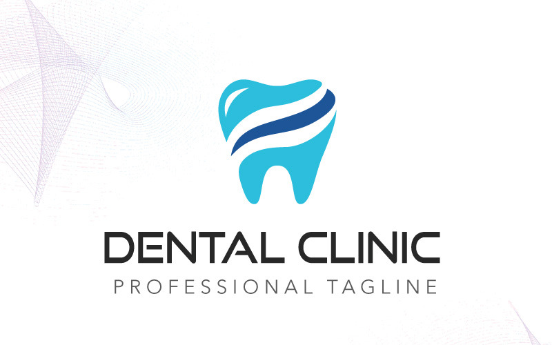 Download Шаблон логотипа "Dental Clinic Logo Template" / Dental Clinic Logo Template - Шаблон логотипа на тему графика care clean clinic company corporate dental braces dentist denture doctor family health hygienist life medical medicine mouth professional simple teeth