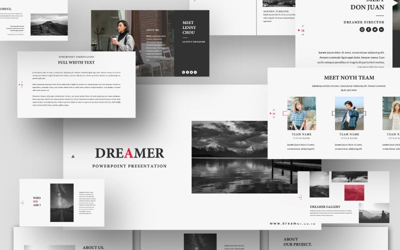 DREAMER modello PowerPoint