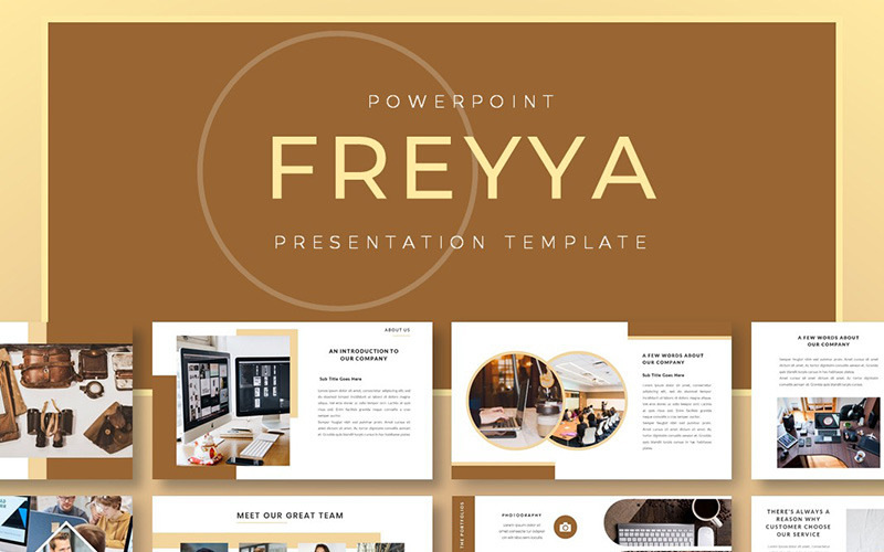 Freyya – Business PowerPoint sablon