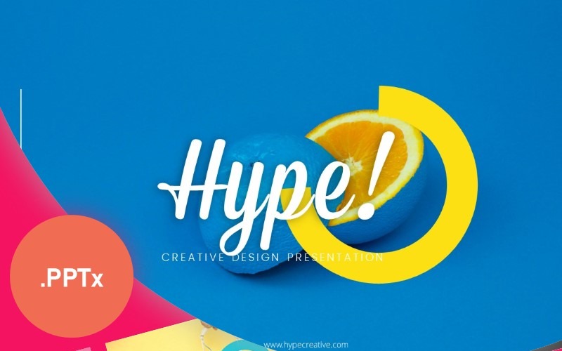 Hype Creative Business Presentation Шаблон PowerPoint