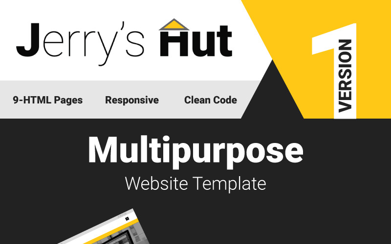 шаблон сайта jerry hut