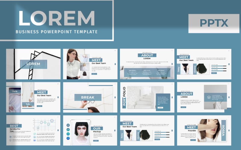 Lorem-Präsentation PowerPoint-Vorlage