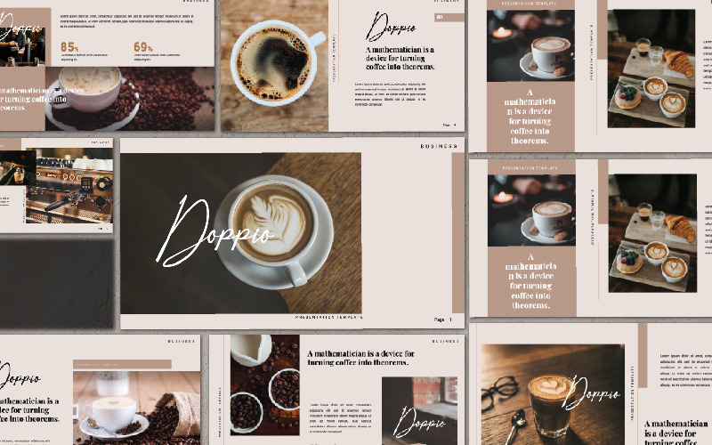 Modello di presentazione PowerPoint Dopio