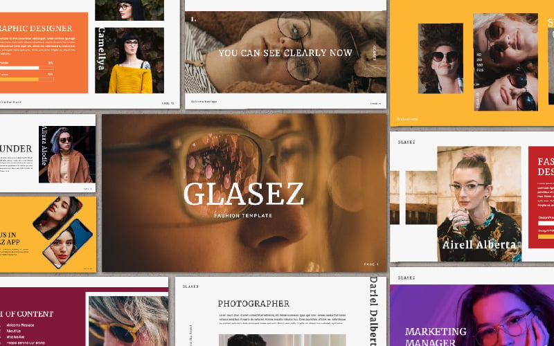 Prezentace GLASEZ PowerPoint šablona