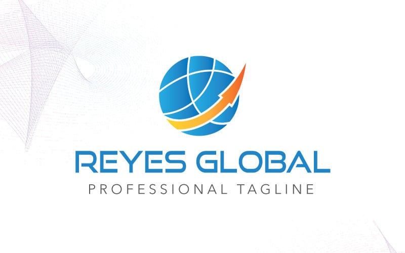 Reyes globális logó sablon