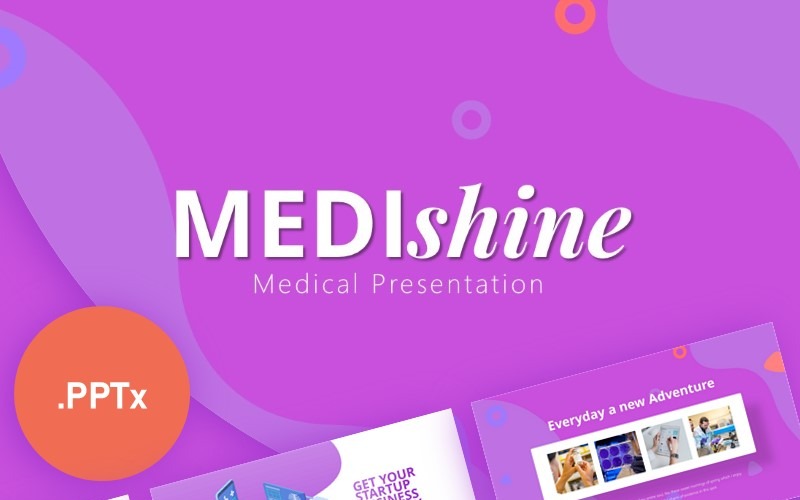 Шаблон медицинской презентации Medishine PowerPoint