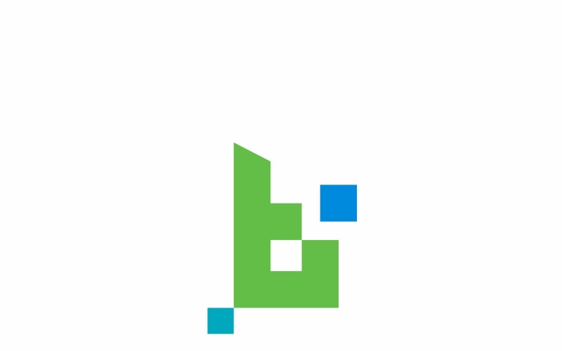 Modèle de logo lettre B Betawork