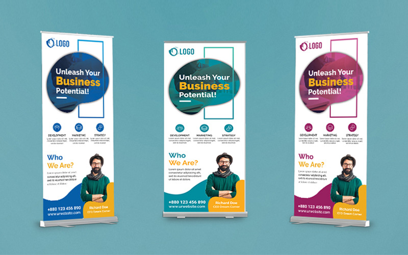 Download Фирменный стиль "Roll Up Banner - Corporate Identity Template" / Roll Up Banner - Corporate Identity Template - Фирменный стиль на тему графика agency,business,company,corporate,creative,creativity,marketing,marketplace,modern,multipurpose,print,ready,professional,roll,up,roll-up,banner,service,signage,stand