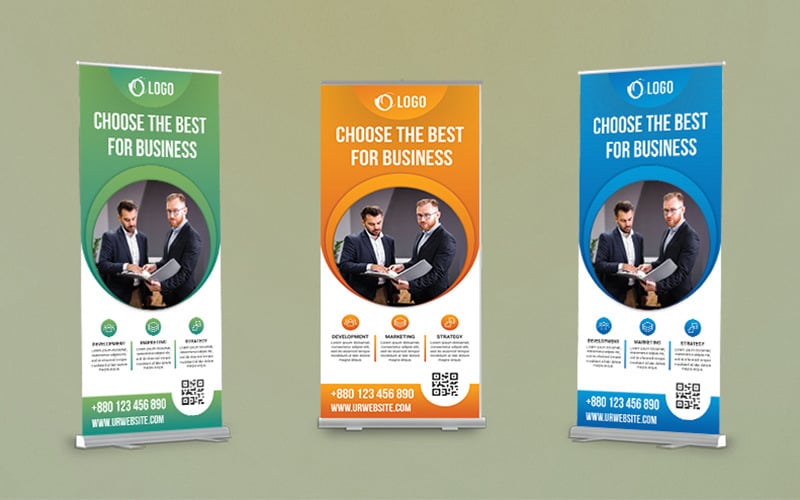 Roll Up Banner - Corporate Identity Template