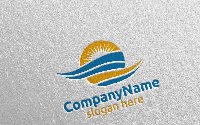 Download Шаблон логотипа "Travel and Tourism for Hotel and Vacation 25 Logo Template" / Travel and Tourism for Hotel and Vacation 25 Logo Template - Шаблон логотипа на тему графика hotel transportation ocean sun journey beach airplane icon vector plane vacation tourism logo travel tour holiday agency flight trip summer