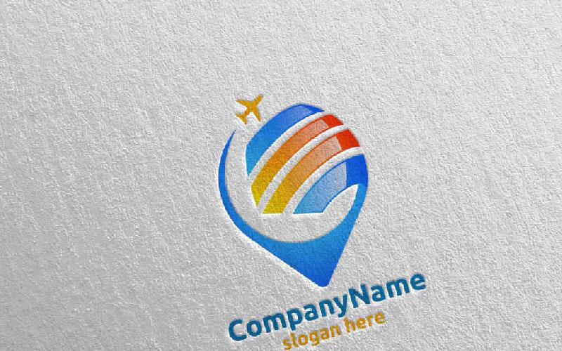 Download Шаблон логотипа "Travel and Tourism for Hotel and Vacation Illustration 9 Logo Template" / Travel and Tourism for Hotel and Vacation Illustration 9 Logo Template - Шаблон логотипа на тему графика hotel transportation ocean sun journey beach airplane icon vector plane vacation tourism logo travel tour holiday agency flight trip summer