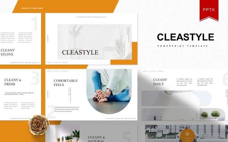 Cleastyle | PowerPoint-sjabloon