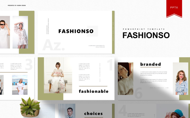 Fashionso | Modèle PowerPoint