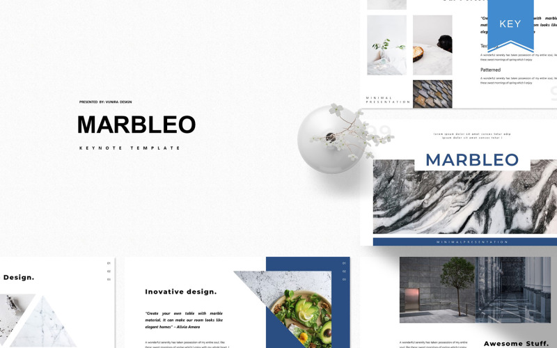 Marbleo - Modello di Keynote