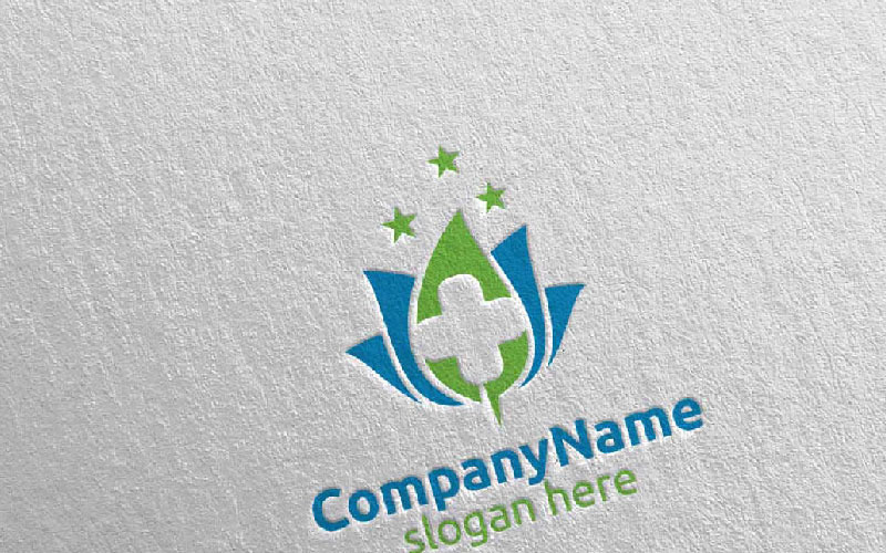 Download Шаблон логотипа "Natural Cross Medical Hospital 2 Logo Template" / Natural Cross Medical Hospital 2 Logo Template - Шаблон логотипа на тему графика pet medicine emergency illustration pharmacy doctor cross clinic logo health care hospital medical leaf herbal ambulance vector healthcare green plus