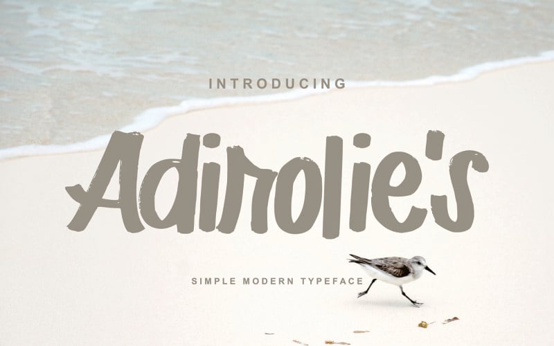 阿迪罗利（Adirolie）|简单的现代字体字体