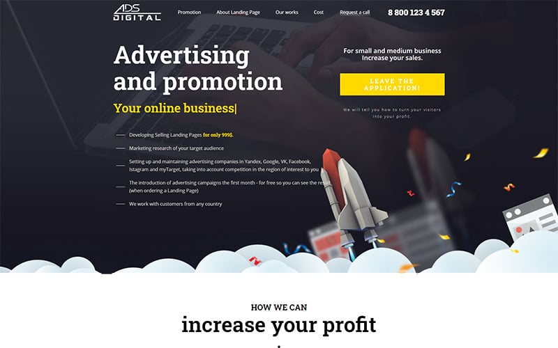 ADS Landing Page Template
