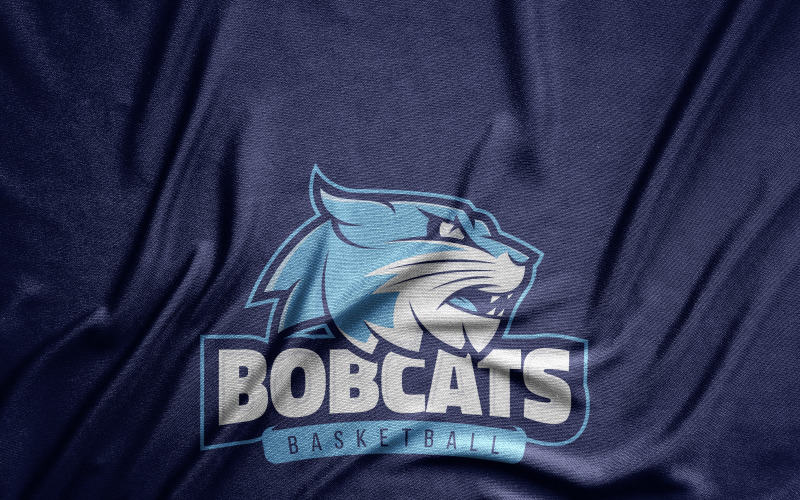 Download Шаблон логотипа "Bobcats Logo Template" / Bobcats Logo Template - Шаблон логотипа на тему графика bobocat,bobcats,cat,cats,wild,sport,logo,template,team