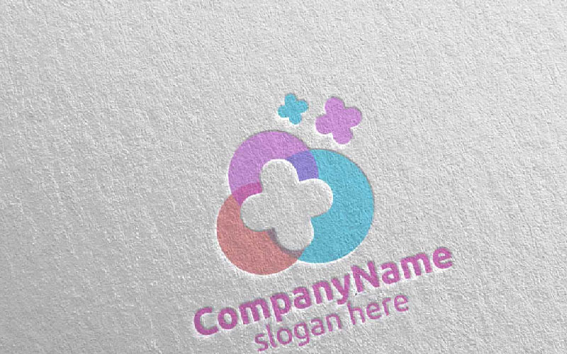 Download Шаблон логотипа "Cloud Cross Medical Hospital 24 Logo Template" / Cloud Cross Medical Hospital 24 Logo Template - Шаблон логотипа на тему графика pet medicine emergency pharmacy doctor cross clinic logo health care hospital medical leaf herbal donor healthcare green plus cloud blood