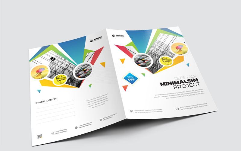 Dossier de présentation Light Color - Modèle d'identité d'entreprise