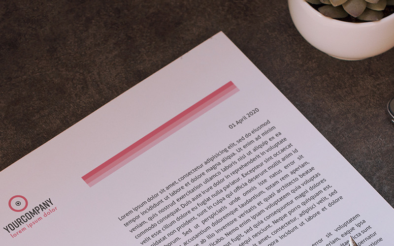 Download Фирменный стиль "Letterhead Layout with Colorful Accents - Corporate Identity Template" / Letterhead Layout with Colorful Accents - Corporate Identity Template - Фирменный стиль на тему графика letterhead,job,letter,office,professional,stationery,template,logo,business,company,corporate,modern,pink,green,orange,blue