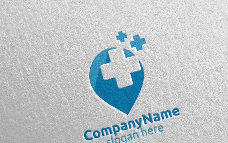 Download Шаблон логотипа "Pin Locator Cross Medical Hospital 14 Logo Template" / Pin Locator Cross Medical Hospital 14 Logo Template - Шаблон логотипа на тему графика pet medicine emergency illustration pharmacy doctor cross clinic logo health care hospital medical leaf herbal ambulance vector healthcare green plus