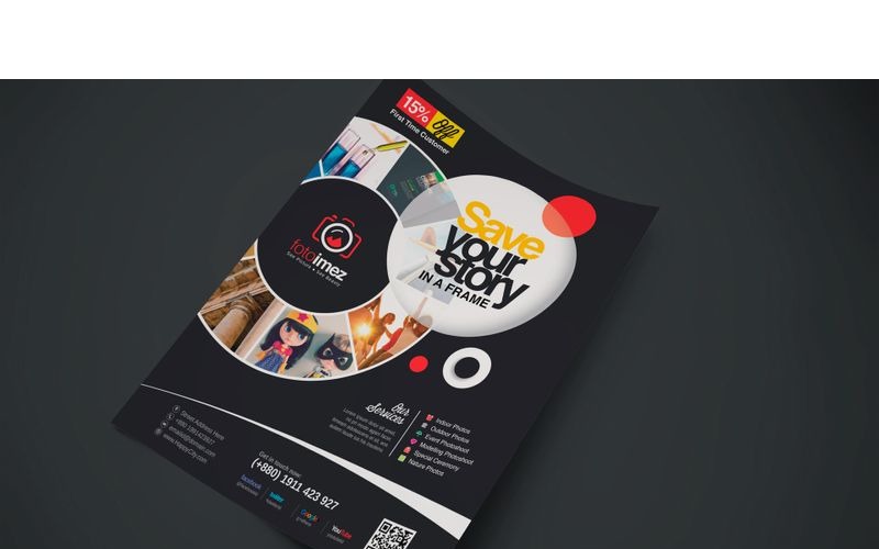 Download Фирменный стиль "Creative Photography Flyer - Corporate Identity Template" / Creative Photography Flyer - Corporate Identity Template - Фирменный стиль на тему графика creative super clean hi-quality photography psd flyer showcase music branding fresh flyer print catalog graphics business corporate