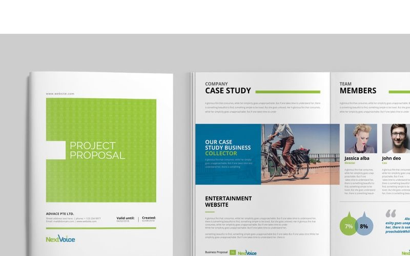 Download Фирменный стиль "Creative Proposal - Corporate Identity Template" / Creative Proposal - Corporate Identity Template - Фирменный стиль на тему графика creative proposal creative business service office paper contract project indesign brochure template