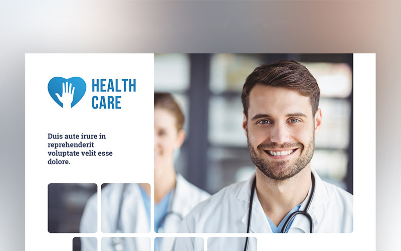 Download Фирменный стиль "Healthcare Flyer Layout with Blue Accents - Corporate Identity Template" / Healthcare Flyer Layout with Blue Accents - Corporate Identity Template - Фирменный стиль на тему графика flyer,health,healthcare,care,clean,clinic,disease,doctor,expert,family,hospital,insurance,medical,medicine,modern,nurse,pharmacy