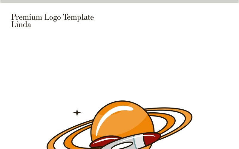 Modèle de logo de l'espace