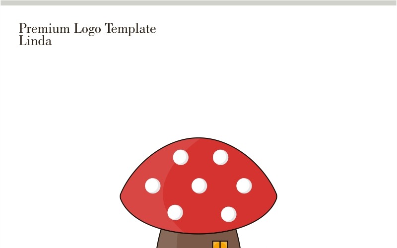 Download Шаблон логотипа "Mushroom House Logo Template" / Mushroom House Logo Template - Шаблон логотипа на тему графика bistro catering chef creative eat eco ecology food delivery fresh illustrative locator logo template mushroom natural nature online pizza home