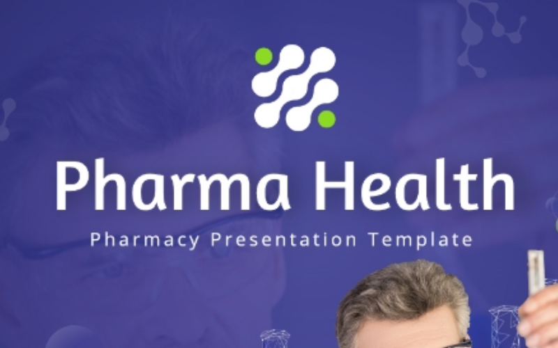 Pharma Health w pełni animowany szablon PowerPoint