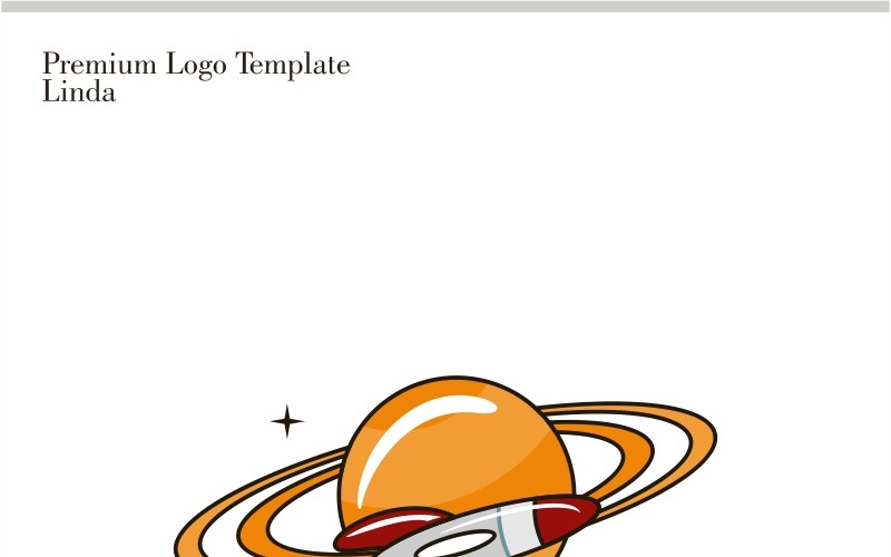 Plantilla de logotipo espacial