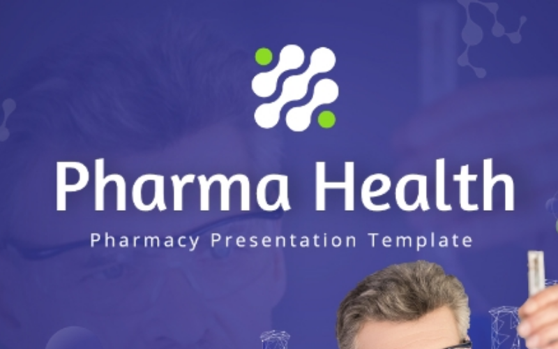 Повністю анімований шаблон PowerPoint Pharma Health