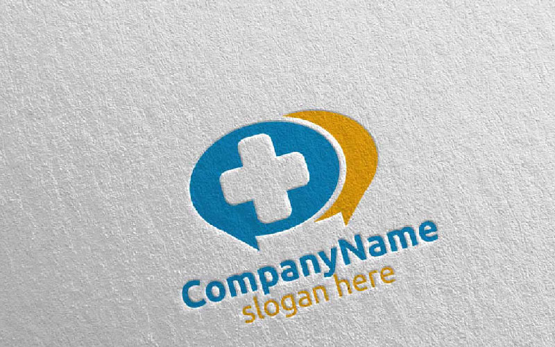 Download Шаблон логотипа "Chat Cross Medical Hospital Design 42 Logo Template" / Chat Cross Medical Hospital Design 42 Logo Template - Шаблон логотипа на тему графика pet medicine emergency pharmacy doctor pharmaceutical plus cross clinic logo health care hospital medical donor service vector healthcare icon blood
