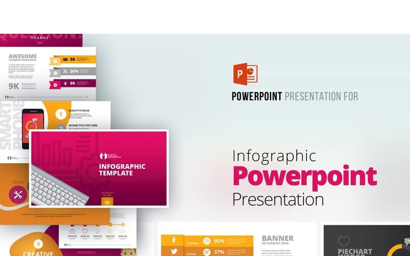 Шаблон презентации PowerPoint инфографики
