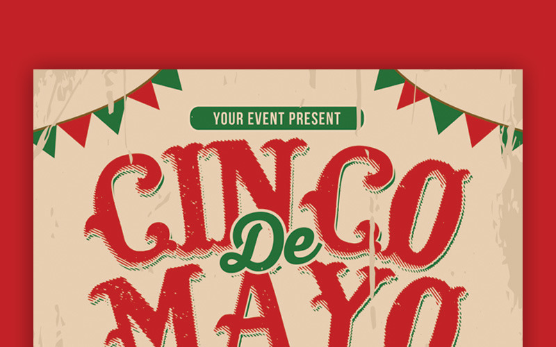 Download Фирменный стиль "Cinco de Mayo Flyer - Corporate Identity Template" / Cinco de Mayo Flyer - Corporate Identity Template - Фирменный стиль на тему графика 5 de mayo cinco mayo day of the dead death dia los muertos dia los muertos flyer floral flowers halloween