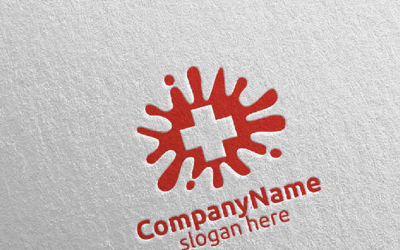 Download Шаблон логотипа "Donor Cross Medical Hospital 54 Logo Template" / Donor Cross Medical Hospital 54 Logo Template - Шаблон логотипа на тему графика pet medicine emergency pharmacy doctor cross clinic logo health care hospital medical leaf herbal donor ambulance healthcare green plus blood