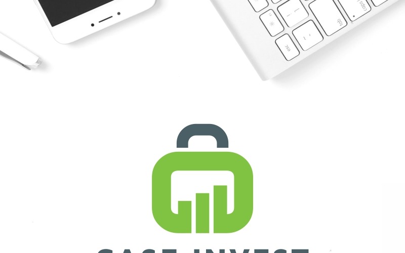 Download Шаблон логотипа "Invest Logo Template" / Invest Logo Template - Шаблон логотипа на тему графика agent analysis analytic apartment capital chart finance financial graph group growth home house increase invest investment market marketing property real